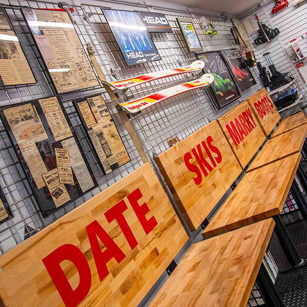 Interior of the Sports Creel shop